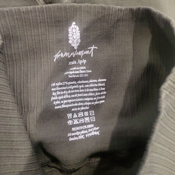 Free People Good Karma Leggings Secret Moss Green XS/S - Picture 8 of 8